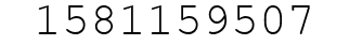 Number 1581159507.