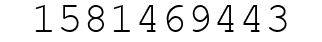 Number 1581469443.