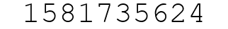 Number 1581735624.