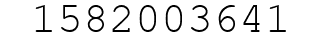 Number 1582003641.