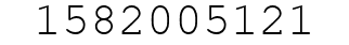 Number 1582005121.