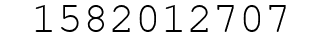 Number 1582012707.
