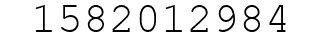 Number 1582012984.