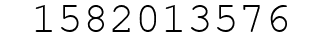 Number 1582013576.