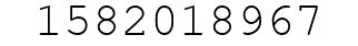 Number 1582018967.