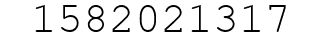 Number 1582021317.