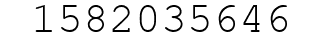 Number 1582035646.