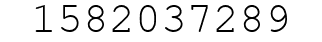 Number 1582037289.