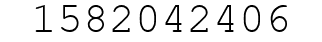 Number 1582042406.