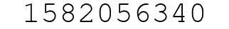 Number 1582056340.