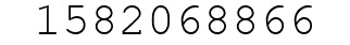 Number 1582068866.