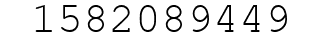 Number 1582089449.