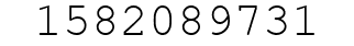 Number 1582089731.