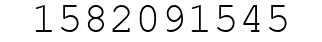 Number 1582091545.