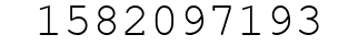 Number 1582097193.