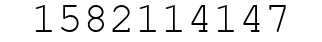 Number 1582114147.