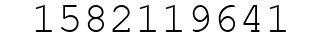 Number 1582119641.