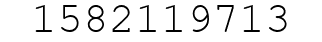 Number 1582119713.