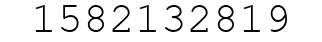 Number 1582132819.