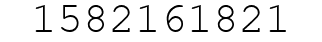 Number 1582161821.