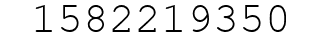 Number 1582219350.
