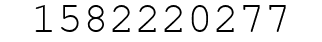 Number 1582220277.