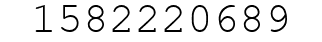Number 1582220689.