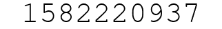 Number 1582220937.
