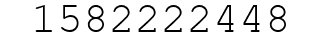 Number 1582222448.