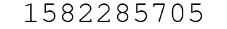 Number 1582285705.