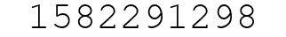 Number 1582291298.