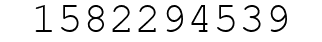 Number 1582294539.
