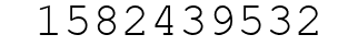 Number 1582439532.