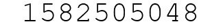 Number 1582505048.