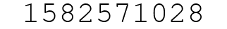 Number 1582571028.