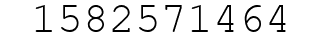 Number 1582571464.