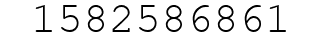 Number 1582586861.