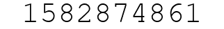Number 1582874861.