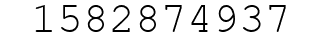 Number 1582874937.