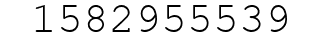 Number 1582955539.
