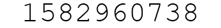 Number 1582960738.
