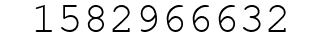 Number 1582966632.