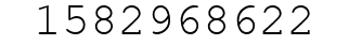 Number 1582968622.