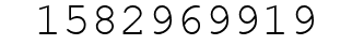 Number 1582969919.