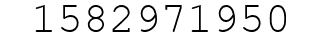 Number 1582971950.