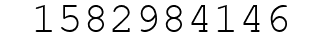 Number 1582984146.