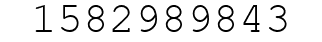 Number 1582989843.