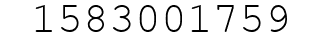 Number 1583001759.