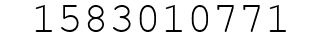 Number 1583010771.