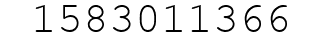 Number 1583011366.